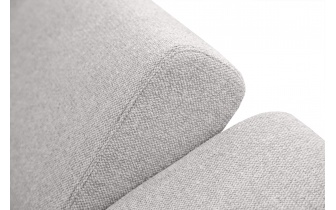 3-Sitzer-Sofa mit manuell verstellbaren Kopfstützen QUARTZ