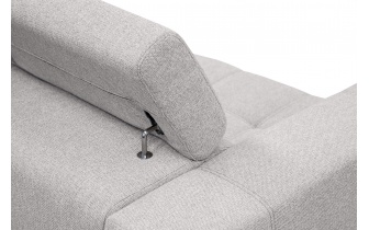 3-Sitzer-Sofa mit manuell verstellbaren Kopfstützen QUARTZ