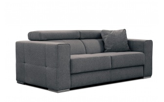 3-Sitzer-Sofa mit manuell verstellbaren Kopfstützen QUARTZ