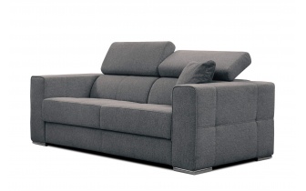 3-Sitzer-Sofa mit manuell verstellbaren Kopfstützen QUARTZ