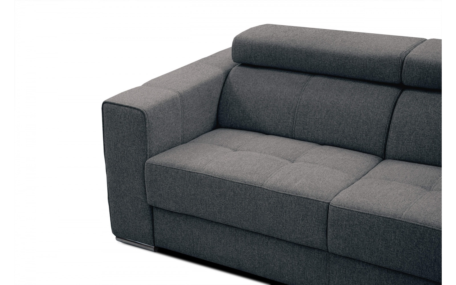 3-Sitzer-Sofa mit manuell verstellbaren Kopfstützen QUARTZ