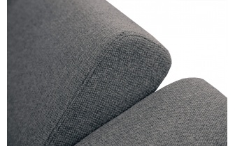 3-Sitzer-Sofa mit manuell verstellbaren Kopfstützen QUARTZ