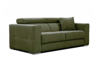 3-Sitzer-Sofa mit manuell verstellbaren Kopfstützen QUARTZ