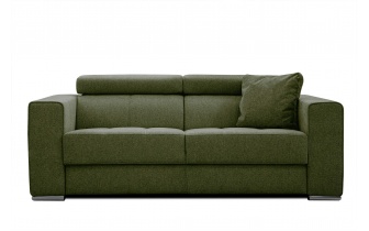 3-Sitzer-Sofa mit manuell verstellbaren Kopfstützen QUARTZ
