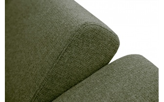 3-Sitzer-Sofa mit manuell verstellbaren Kopfstützen QUARTZ