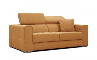 3-Sitzer-Sofa mit elektrisch ausziehbarem Sitz QUARTZ