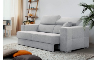 3-Sitzer-Sofa mit elektrisch ausziehbarem Sitz QUARTZ