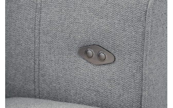 3-Sitzer-Sofa mit elektrisch ausziehbarem Sitz QUARTZ