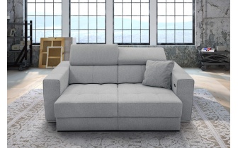 3-Sitzer-Sofa mit elektrisch ausziehbarem Sitz QUARTZ