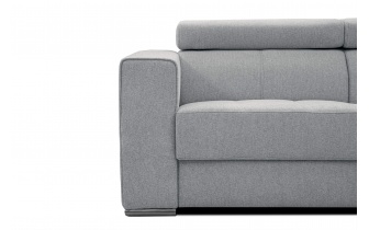3-Sitzer-Sofa mit elektrisch ausziehbarem Sitz QUARTZ