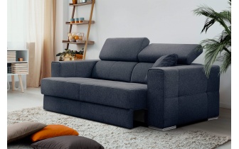 3-Sitzer-Sofa mit elektrisch ausziehbarem Sitz QUARTZ