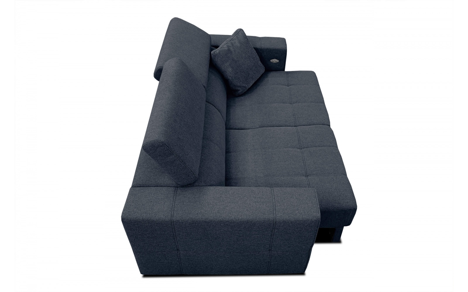 3-Sitzer-Sofa mit elektrisch ausziehbarem Sitz QUARTZ