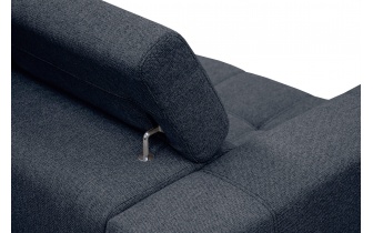 3-Sitzer-Sofa mit elektrisch ausziehbarem Sitz QUARTZ