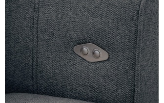 3-Sitzer-Sofa mit elektrisch ausziehbarem Sitz QUARTZ