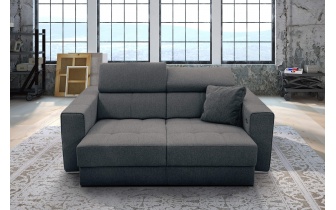3-Sitzer-Sofa mit elektrisch ausziehbarem Sitz QUARTZ
