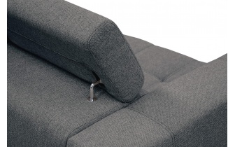 3-Sitzer-Sofa mit elektrisch ausziehbarem Sitz QUARTZ