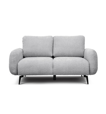 FEBE 2-Sitzer-Sofa, hellgrau