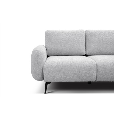FEBE 2-Sitzer-Sofa, hellgrau