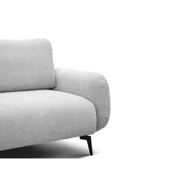 FEBE 2-Sitzer-Sofa, hellgrau
