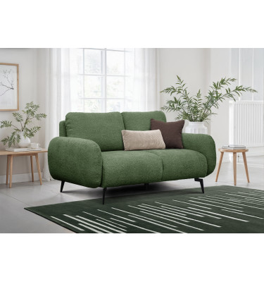 FEBE 2-Sitzer-Sofa, olivgrün