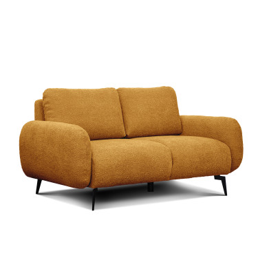 FEBE 2-Sitzer-Sofa, senfgelb