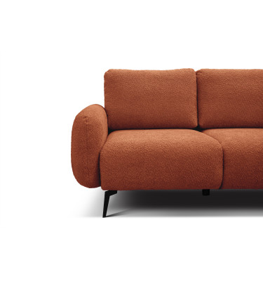 FEBE 2-Sitzer-Sofa, dunkelorange