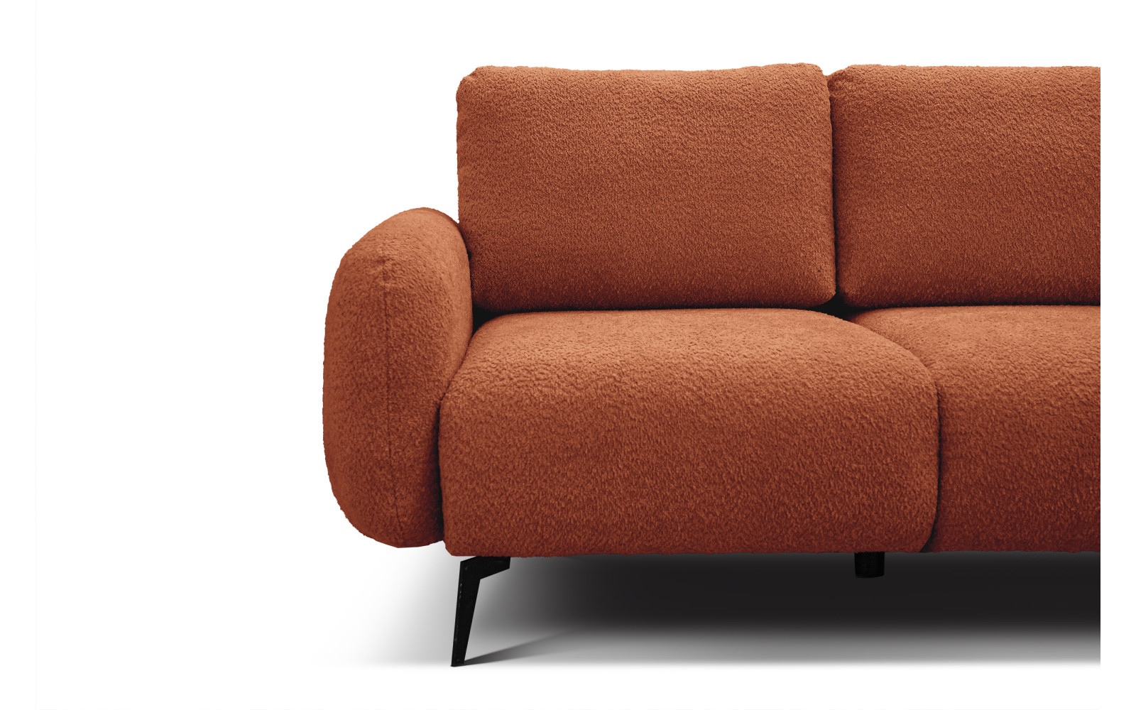 FEBE 2-Sitzer-Sofa, dunkelorange