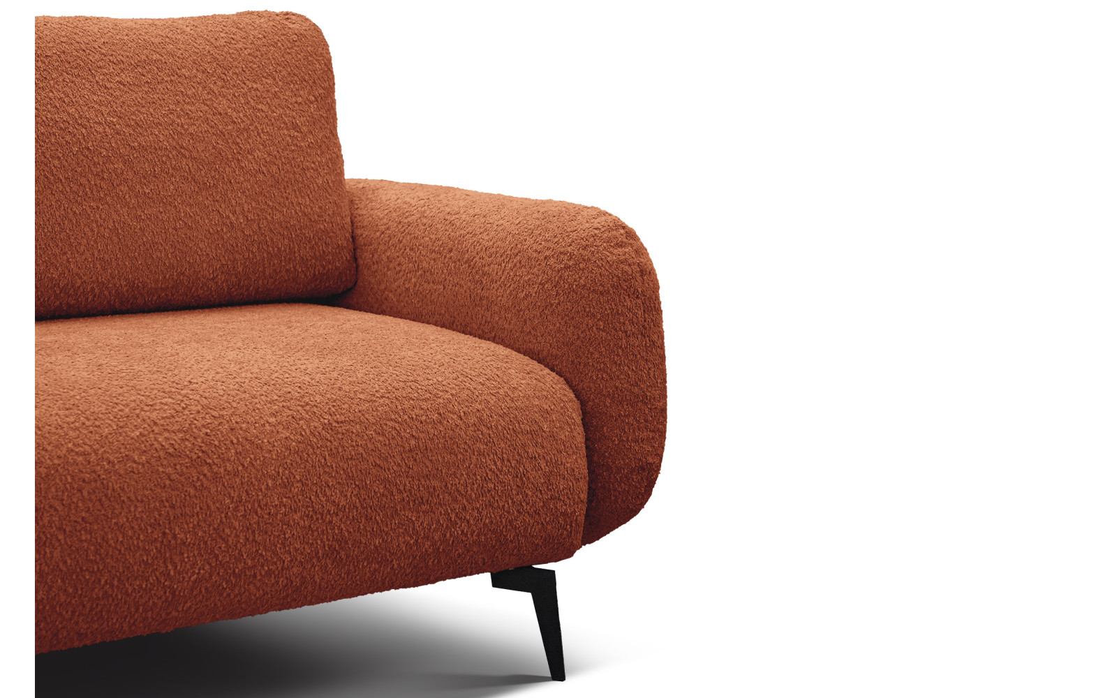 FEBE 2-Sitzer-Sofa, dunkelorange
