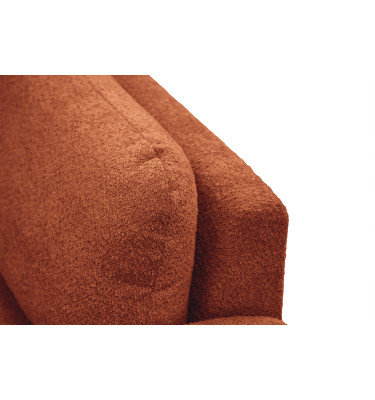 FEBE 2-Sitzer-Sofa, dunkelorange