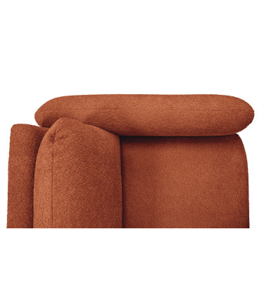 FEBE 2-Sitzer-Sofa, dunkelorange