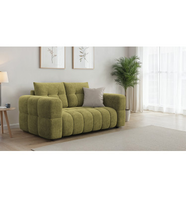CLOUDI 2-Sitzer-Sofa, olivgrün