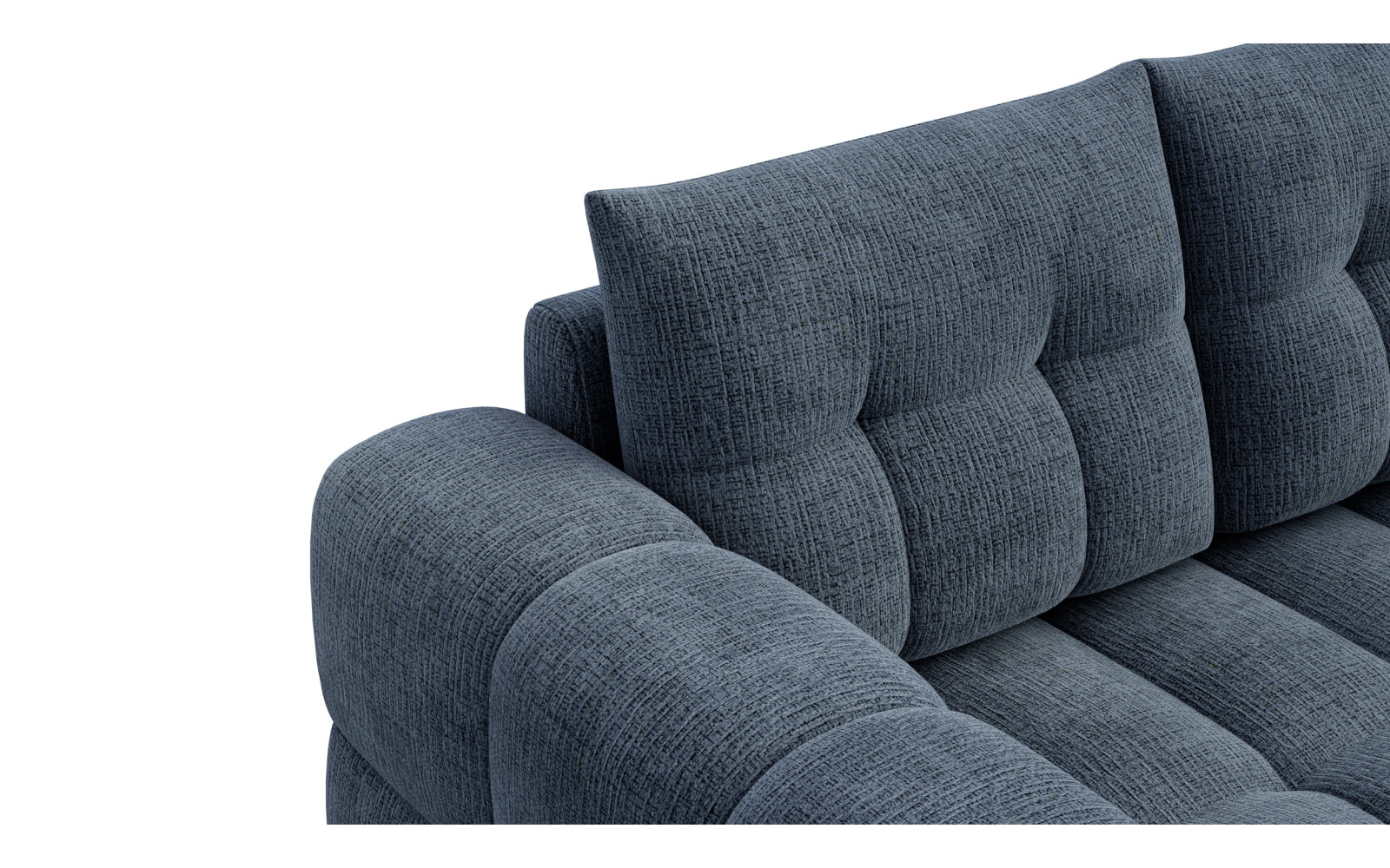 CLOUDI 2-Sitzer-Sofa, marineblau