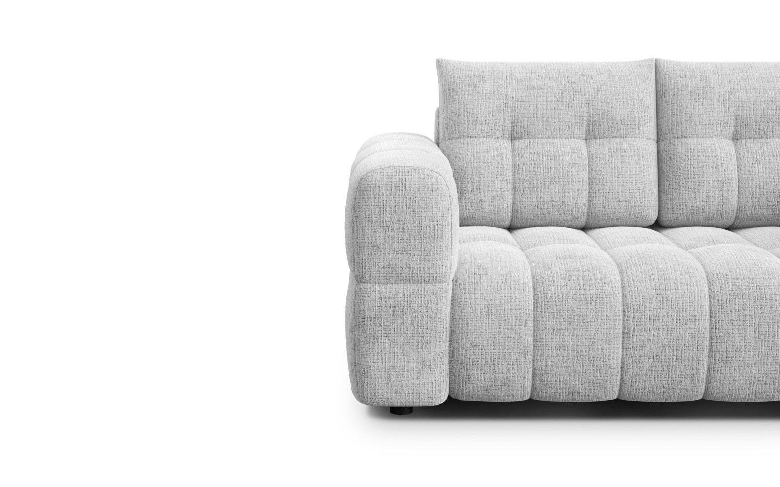 CLOUDI 2-Sitze-Sofa, hellgrau
