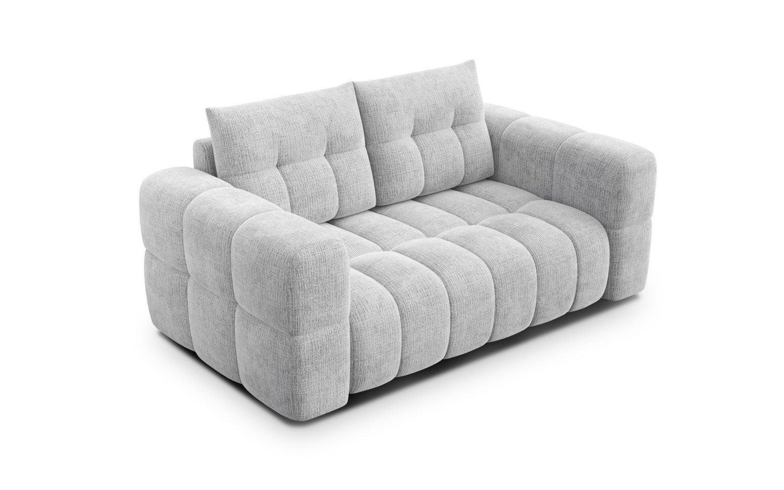 CLOUDI 2-Sitze-Sofa, hellgrau