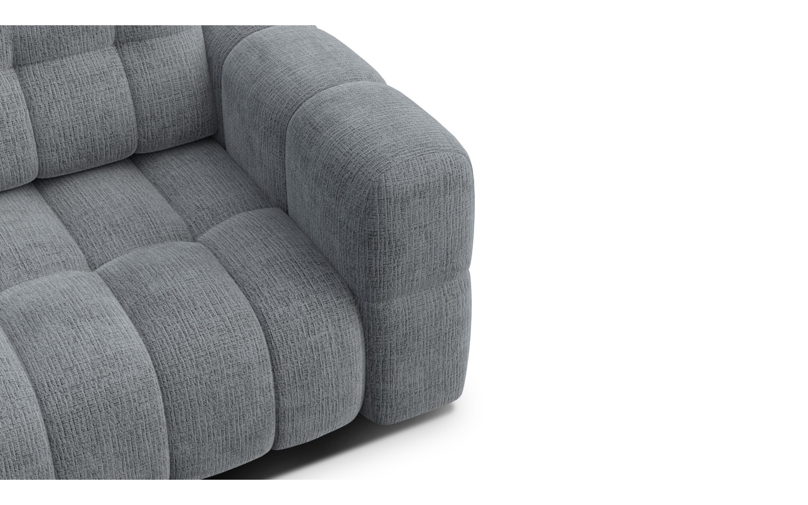CLOUDI 2-Sitzer-Sofa, dunkelgrau