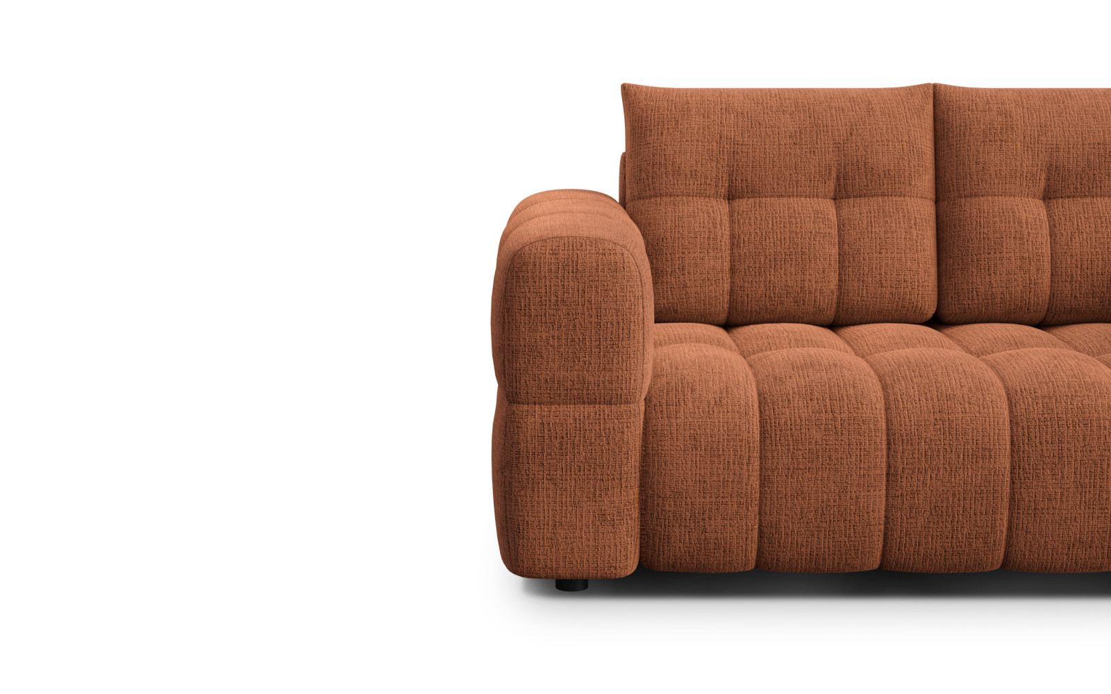 CLOUDI 2-Sitzer-Sofa, rostrot
