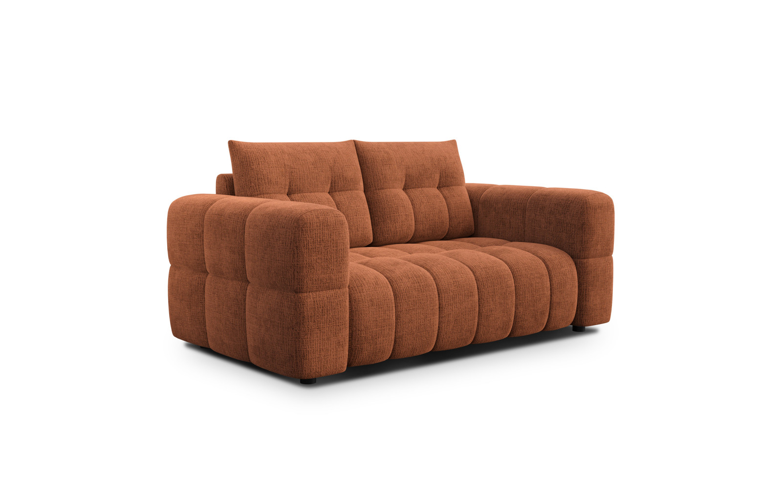 CLOUDI 2-Sitzer-Sofa, rostrot