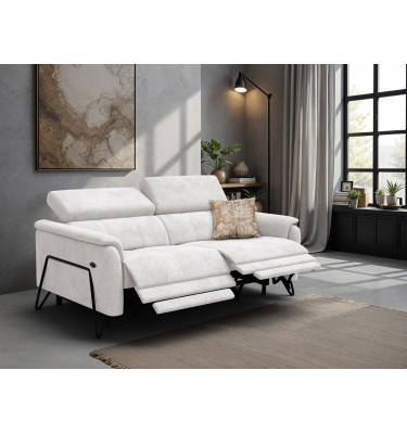Relaxsofa 3-Sitzer RODEN, creme