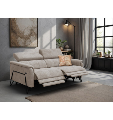Relaxsofa 3-Sitzer RODEN, beige