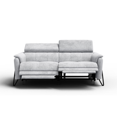 Relaxsofa 3-Sitzer RODEN, hellgrau