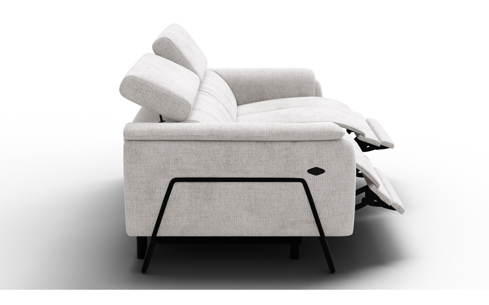 Relaxsofa 3-Sitzer RODEN, creme