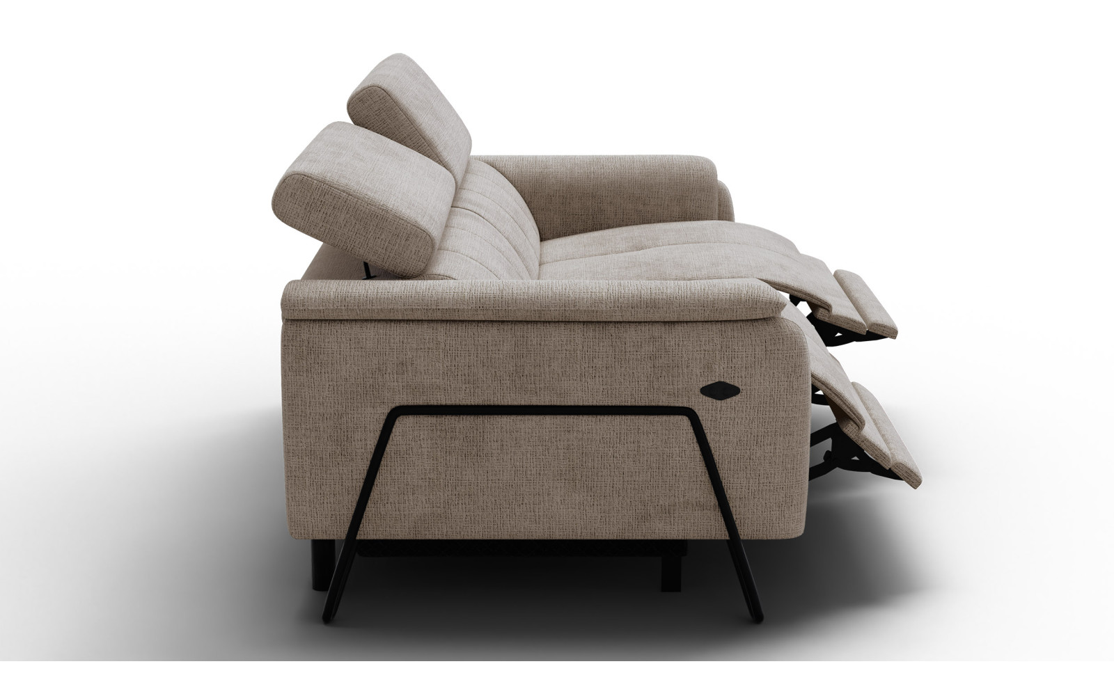 Relaxsofa 3-Sitzer RODEN, beige