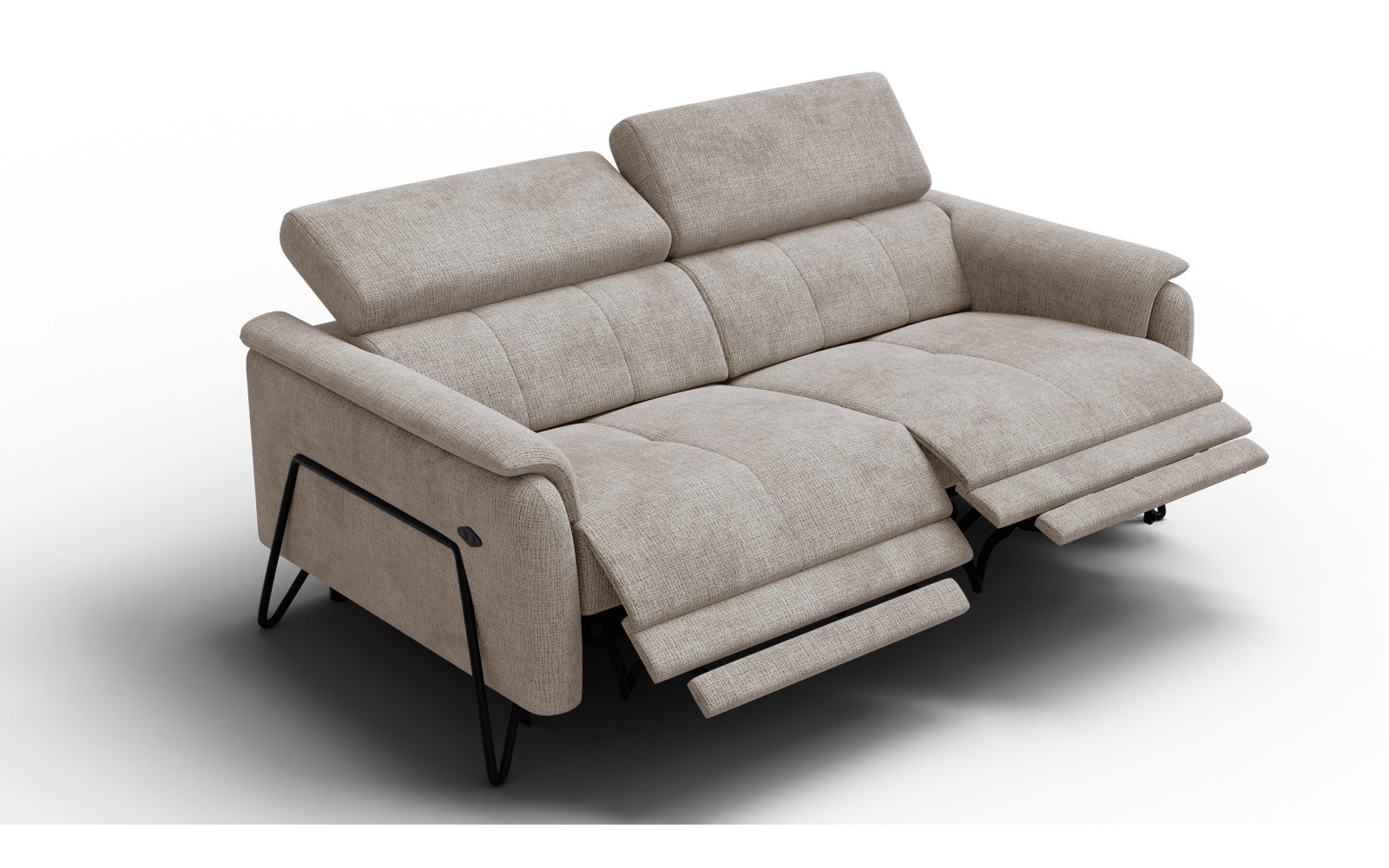 Relaxsofa 3-Sitzer RODEN, beige