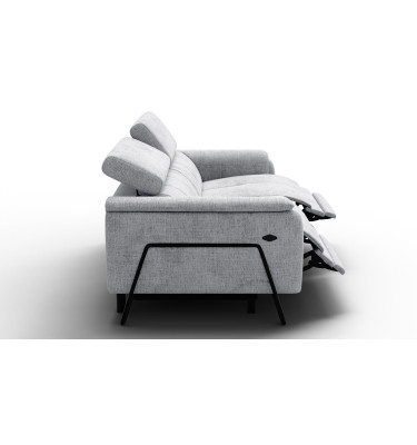 Relaxsofa 3-Sitzer RODEN, hellgrau