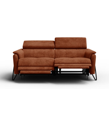 Relaxsofa 3-Sitzer RODEN, rostrot