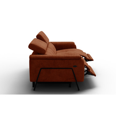 Relaxsofa 3-Sitzer RODEN, rostrot