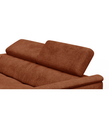 Relaxsofa 3-Sitzer RODEN, rostrot