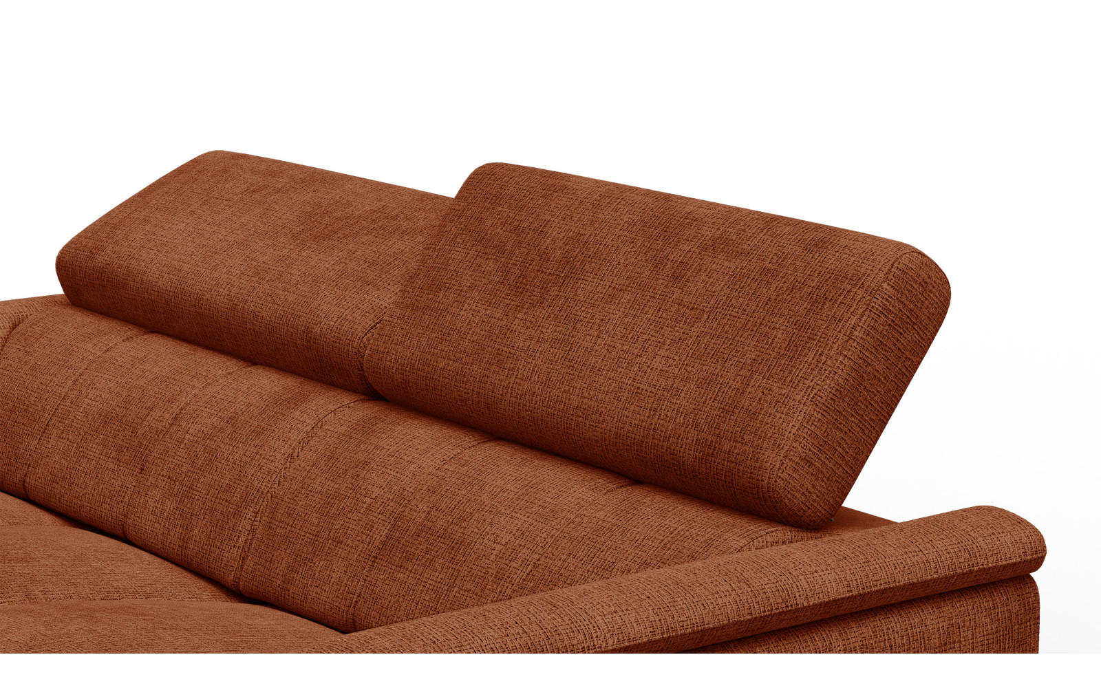Relaxsofa 3-Sitzer RODEN, rostrot