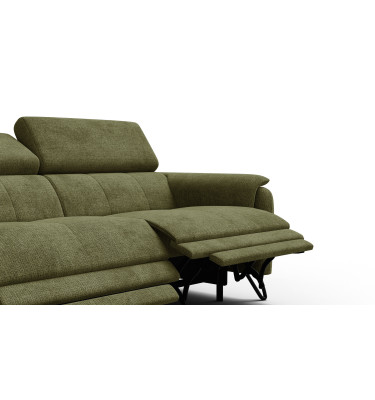 Relaxsofa 3-Sitzer RODEN, olive