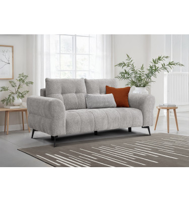 Sofa 2,5-Sitzer SALVINI, platingrau